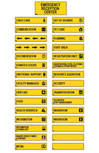 Reception Centre Signage Set - Enhanced (SIGN1015)