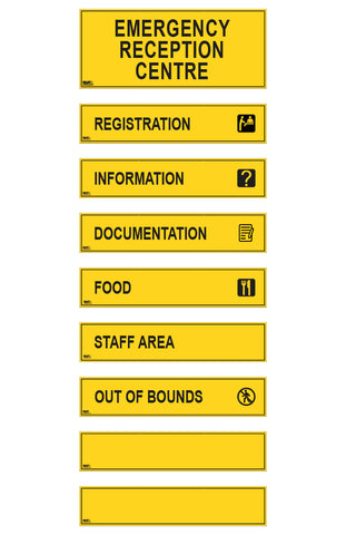 Reception Centre Signage Set - Basic (SIGN1030)