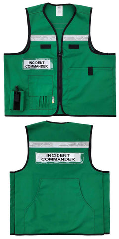 Incident Command (ICS) Vest (VEST1017.5) Poly Cotton | Deluxe Identification Vest