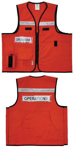 Incident Command (ICS) Vest (VEST1017.5) Poly Cotton | Deluxe Identification Vest