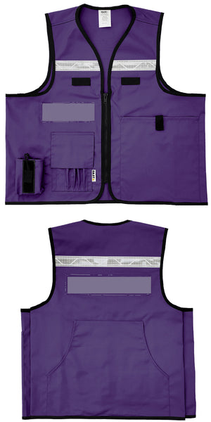 Incident Command (ICS) Vest (VEST1017.5) Poly Cotton | Deluxe Identification Vest